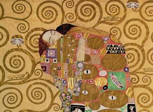 Reprodukció Fulfilment (Stoclet Frieze) c.1905-09, Gustav Klimt