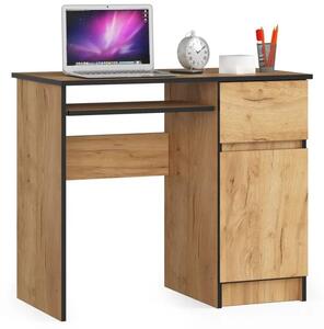 Íróasztal - Akord Furniture - 90 cm - kézműves tölgy