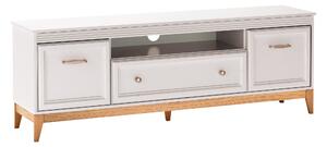 TV-állvány Sonfera 108, Közepes sűrűségű farostlemez, Laminált forgácslap, 62x179x41cm, Tölgy, Kasmír