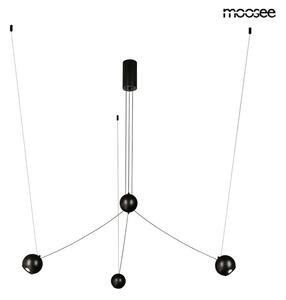 MOOSEE OCTO 3 Fekete Alumínium LED Függőlámpa