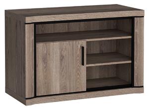 TV-állvány Lorelie 110, Laminált forgácslap, 72x107x50cm, Triufel tölgy