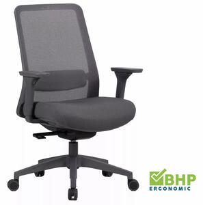 Q-718 Ergonomikus Hálós Forgószék Szürke