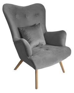 Fotel Clovis 102, 76x90x100cm, Lábak: Fa,Bükkfa