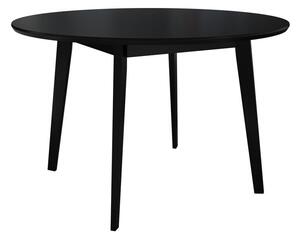 Asztal Racine 133, 76cm, Fekete, Bükkfa