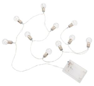 MINI BULBS mini villanykörték LED égősor 10 égővel USB kábellel