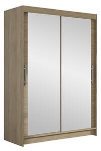 Gardróbszekrény Closico Pacron VII, Laminált forgácslap, 200x120x58cm, Sonoma tölgy