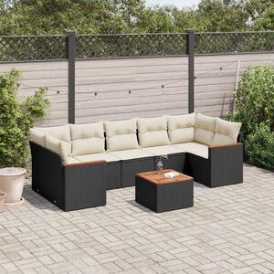 VidaXL Polyrattan Kerti Ülőgarnitúra - 8 részes