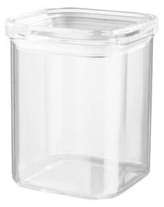 CLEARANCE átlátszó tárolóedény, négyzet alapú 1100 ml