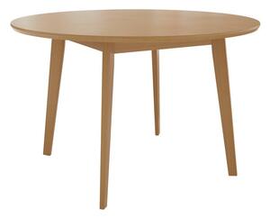 Asztal Racine 133, 76cm, Barna, Bükkfa