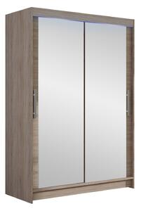 Gardróbszekrény Closico Pacron VII, Laminált forgácslap, 200x120x58cm, Triufel tölgy
