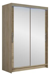 Gardróbszekrény Closico Pacron VII, Laminált forgácslap, 200x120x58cm, Sonoma tölgy