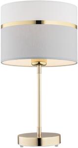 Argon Kaser asztali lámpa 1x15 W fehér-sárgaréz-szürke 4298