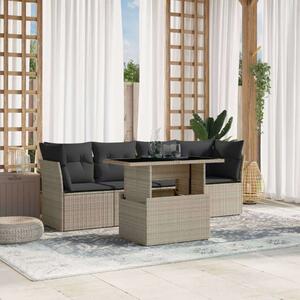 VidaXL Polyrattan Kerti Ülőgarnitúra - 5 részes