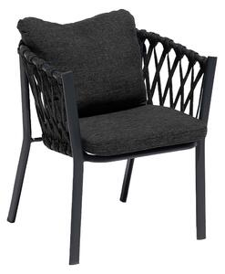 Karellini kültéri szék, fonatos, Quick-dry párna
