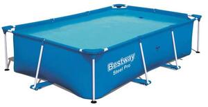 Bestway fémvázas medence, 259 x 170 x 61 cm, 3 rétegű fal, Kék