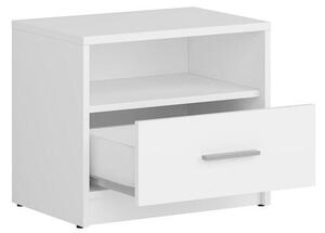 Éjjeliszekrény Nepo Plus 3 (fehér)
