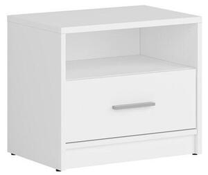 Éjjeliszekrény Nepo Plus 3 (fehér)