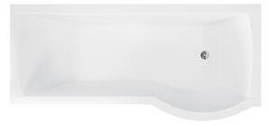 Besco Inspiro fürdőkád paravánnal 160x70 cm jobboldali fehér #WAI-160-NPR