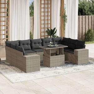VidaXL Polyrattan Kerti Ülőgarnitúra - 10 részes