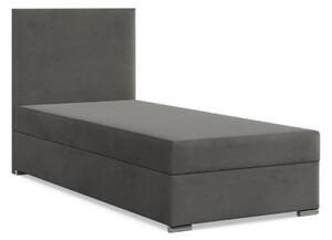 ZONZA kárpitozott ágy 90x200 cm rugós matraccal. Szürke II