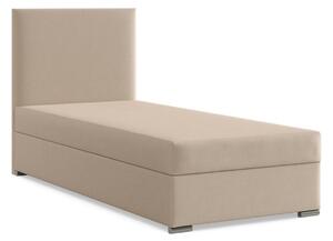 ZONZA kárpitozott ágy 90x200 cm rugós matraccal. Krémszínű