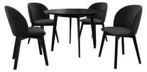 Étkezőgarnitúra Racine 136, 75cm, Bükkfa