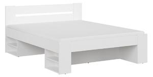 Franciaágy 160 cm Nepo Plus 14 (fehér) (ágyrács nélkül)