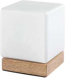 Rabalux Pirit asztali lámpa 1x1.2 W fehér-fa 76003