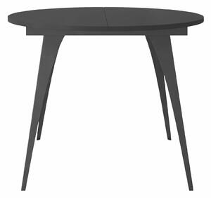 Asztal Oswego 132, 76cm, Fekete