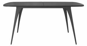 Asztal Oswego 131, 76x90cm, Fekete