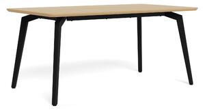 Asztal Norsica 924, 75x90cm, Tölgy, Fekete