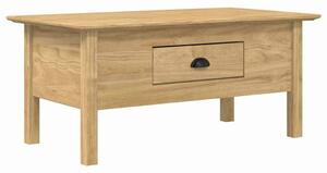 VidaXL Dohányzóasztal BODO Méz barna 100 x 55 x 45,8 cm Faanyag