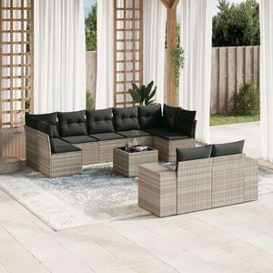 VidaXL Polyrattan Kerti Ülőgarnitúra - 10 részes