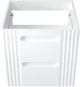 Comad Fiji szekrény 60x46x62 cm álló, mosdó alatti fehér FIJI WHITE 82-60-D-2S