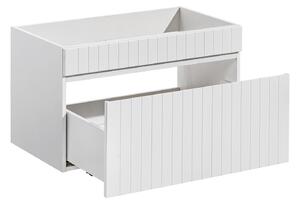Comad Iconic White szekrény 80x45.6x46 cm Függesztett, mosdó alatti fehér ICONIC WHITE 82-80-D-1S