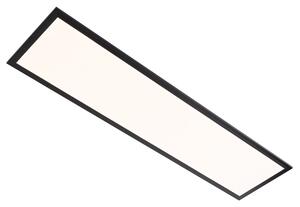 Modern LED panel fekete 100 cm, beépített LED-del, meleg fényre dimmelhető - Armstrong