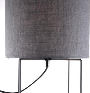 Modern asztali lámpa szürke - Hina