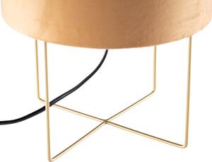 Modern asztali lámpa sárga arannyal - Rosalina