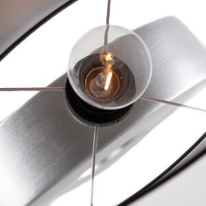 Klasszikus asztali lámpa szürke acéllal - Ollo
