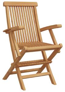 VidaXL Kert étkező szett 7 pcs Barna 150 x 90 x 75 cm Tömör tíkfa