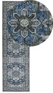 Szürke és kék futószőnyeg 60 x 200 cm KOTTAR