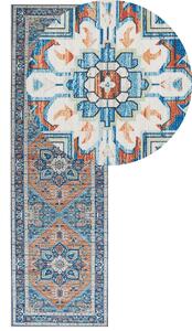 Kék és narancssárga futószőnyeg 60 x 200 cm RITAPURAM