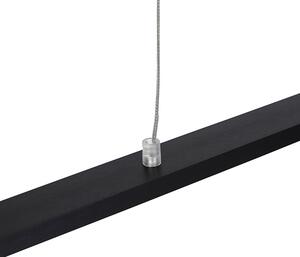 Modern fekete függőlámpa 150 cm LED-del - Banda