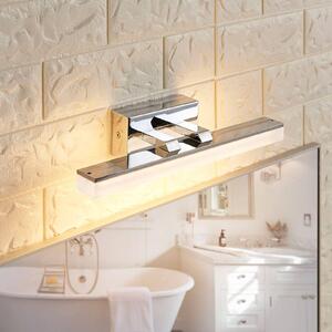 Lucande LED fürdőszoba fali lámpa Julie, 32cm, króm, fém, IP44