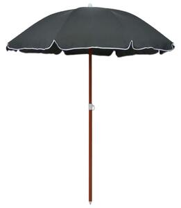 Napernyő - Antracitszürke - Acél - 180 cm