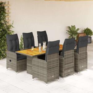 VidaXL Polyrattan Kerti Bútor - 7 részes szett