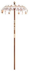 Balinéz Napernyő Krém (90-100) x 260 cm Pamut és tömör fa