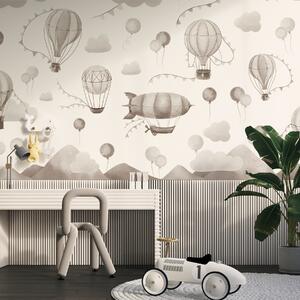 Fotótapéta Gyermek akvarell design lufikkal, Gyerek fotótapéta, w08765v1 : Uwalls.hu