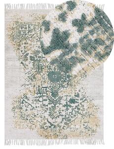 Bézs És Zöld Színű Szőnyeg 160 x 230 cm BOYALI