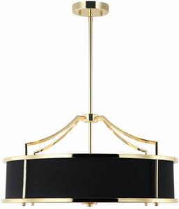 Orlicki Design Stanza mennyezeti lámpa 4x15 W fekete-arany OR84146